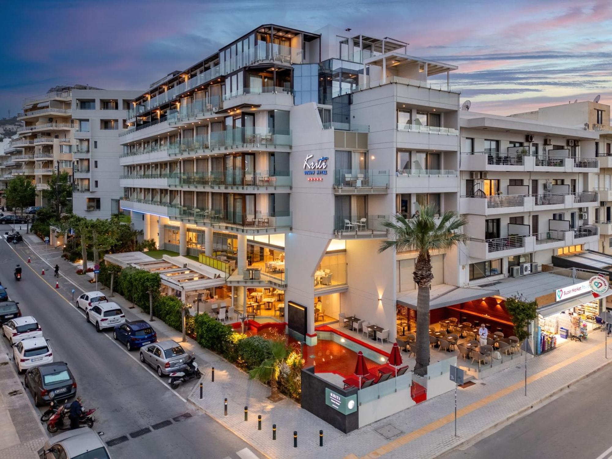 Kriti Beach Hotel Rethymno  Ngoại thất bức ảnh
